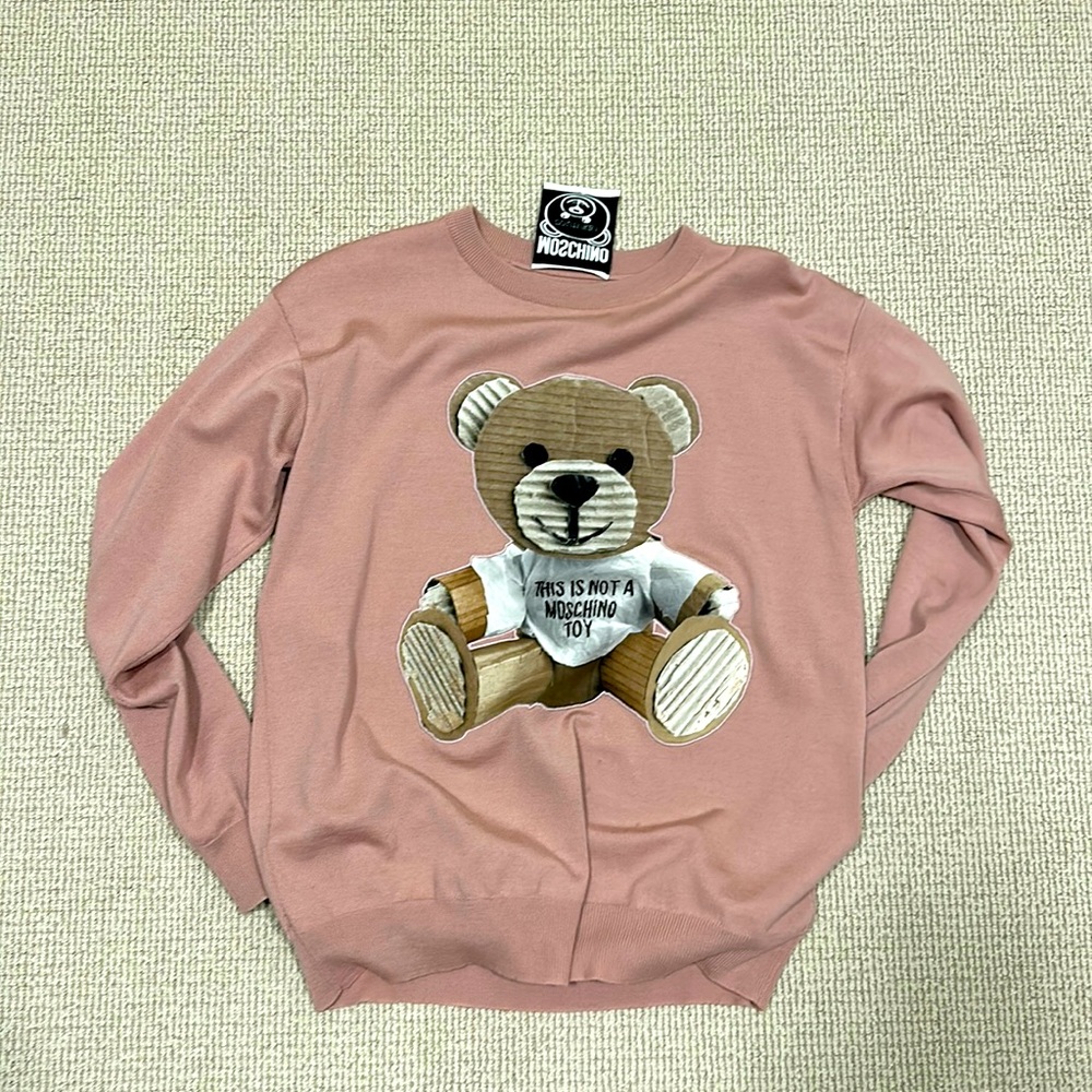 Moschino pink sweater